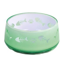Ibañez Pet Paw Comedero Verde para perros