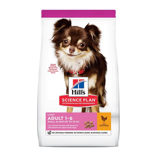 Hill's Science Plan Light Adult Small & Mini Pollo pienso para perros, , large image number null
