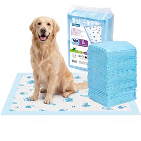 Nobleza Empapadores Perros 100 Unidades 60x90 cm, Alfombrillas Absorbentes Desechables con Dise&ntilde;o Estampado, Pa&ntilde;ales para Perros y Cachorros Antifugas y Antiolores