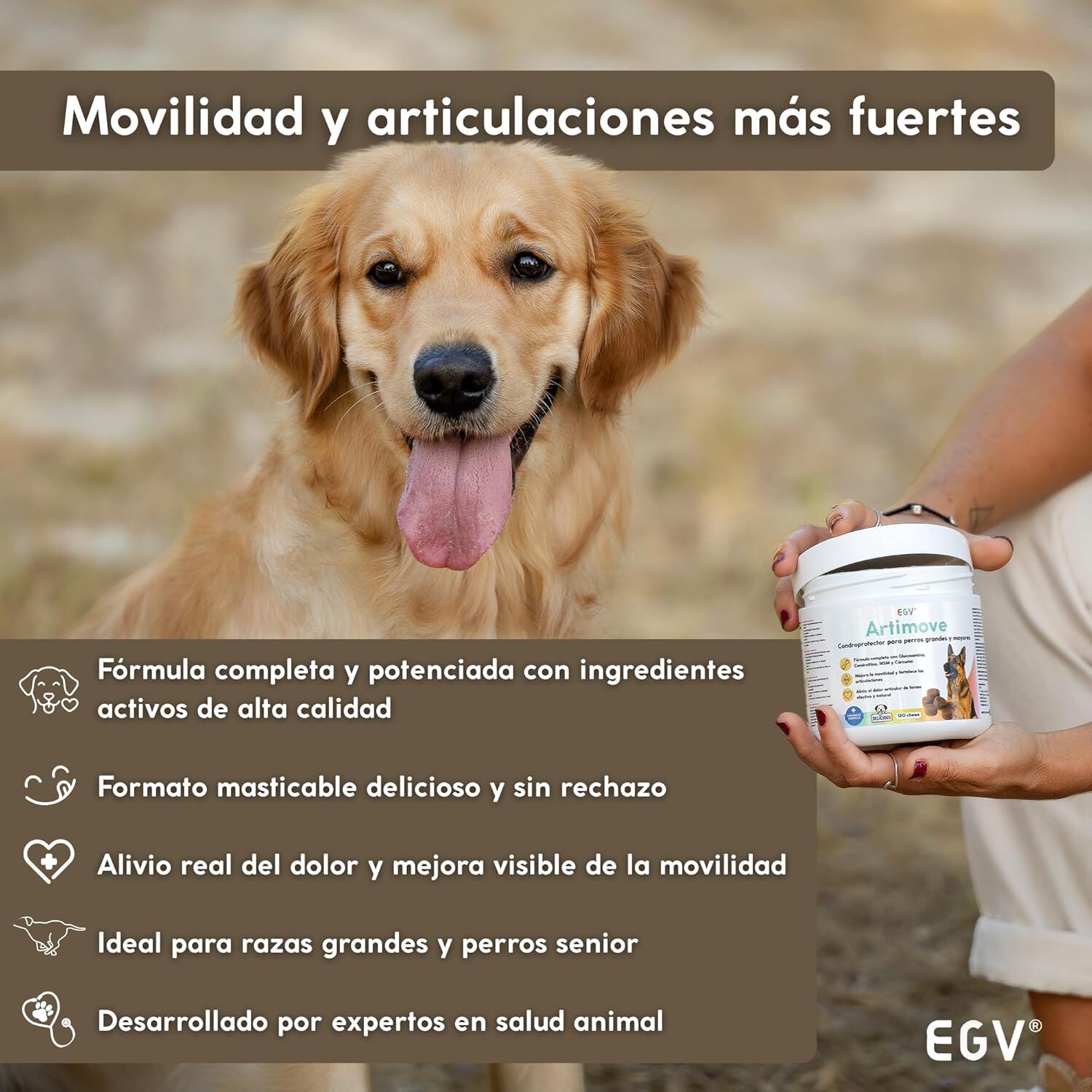 EGV -  ARTIMOVE Condroprotector para perros, , large Imagen numero 2