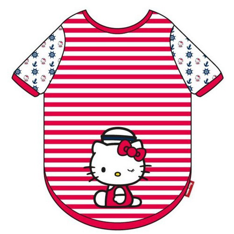 Camiseta de Hello Kitty para perros color Rojo/Blanco, , large image number null