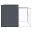 vidaXL Caseta perros con corral acero galvanizado gris 214x1069x181 cm, , large indicador imagen numero 21