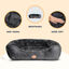 Nobleza Cama Perro, Cama para Perro Lavable, Cama de Perros Medianos Antideslizantes con Relleno de Fibras Super Suave, Cama para Mascotas Pequeños, Negro, M, 67*57cm, , large indicador imagen numero 2