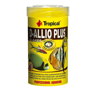 Tropical D-Allio Plus Flakes Alimento en Escamas para peces