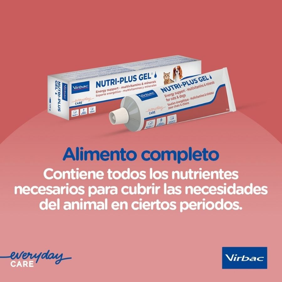 120 g Virbac Nutri-plus gel Suplemento para perros y gatos, , large Imagen numero 2