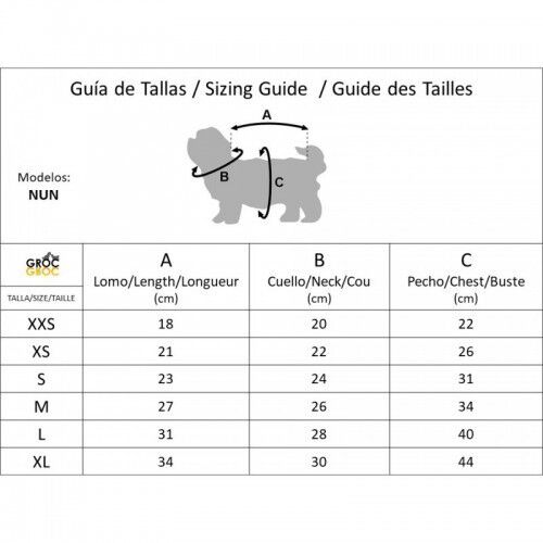 Camiseta para perros Groc Groc Nun Star gris, , large Imagen numero 5
