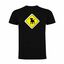 Camiseta hombre The Pet Lover "Placa permitido perros" color Negro, , large indicador imagen numero 1
