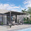 Outsunny Cubierta para Pérgola Gris Oscuro, , large indicador imagen numero 2