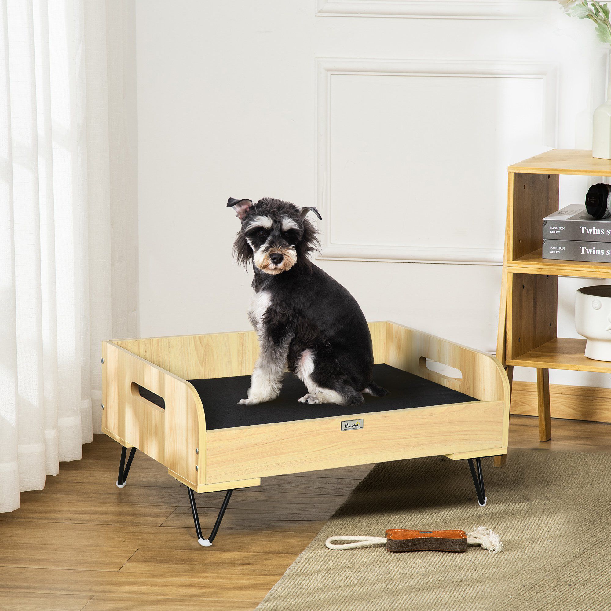 PawHut Sof&aacute; de Madera para Perros Gatos, , large Imagen numero 2