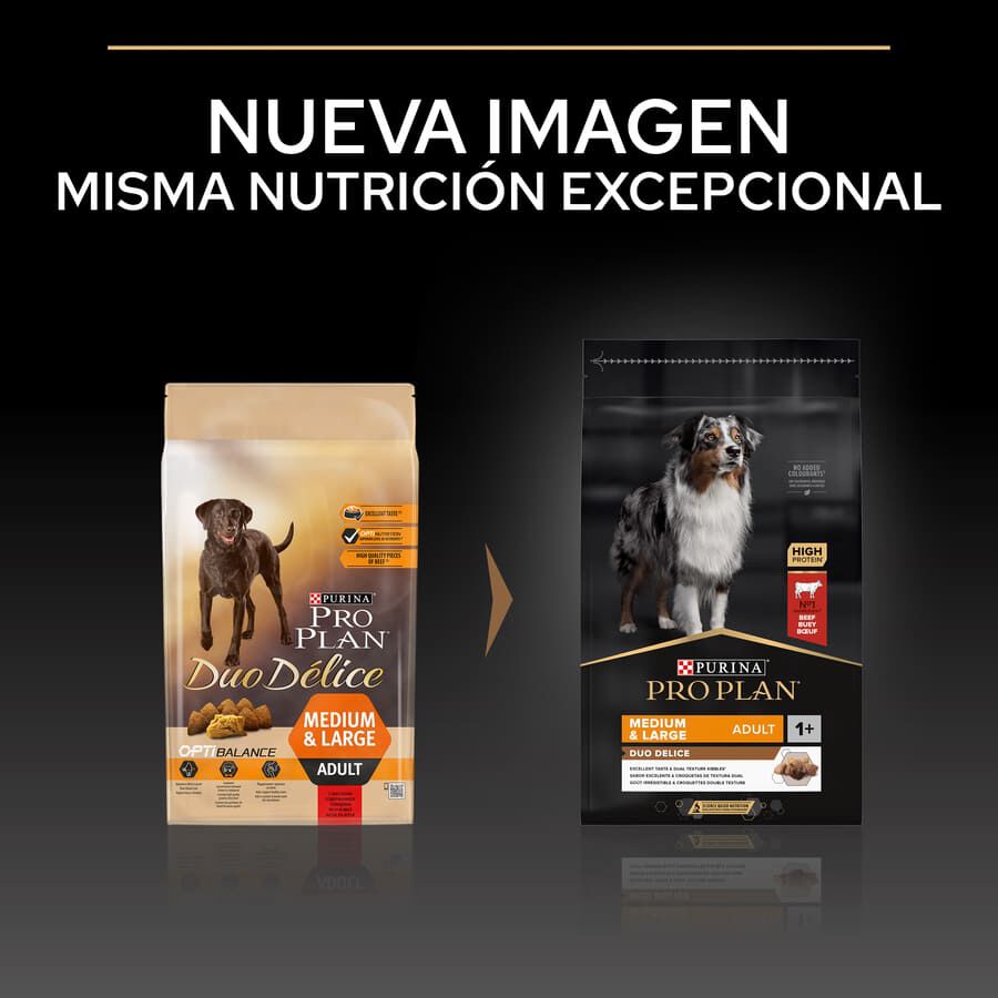 10 kg Pro Plan Adult Medium y Large Duo D&eacute;lice Buey pienso para perros, , large Imagen numero 2
