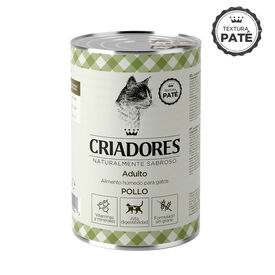 Criadores Adulto Pollo Lata para Gatos