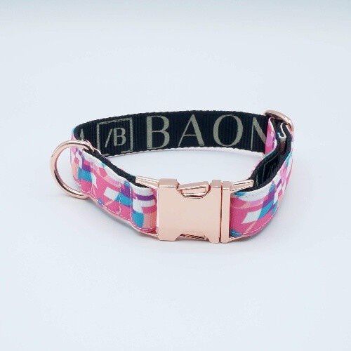 Baona collar qawra rosa para perros, , large Imagen numero 1