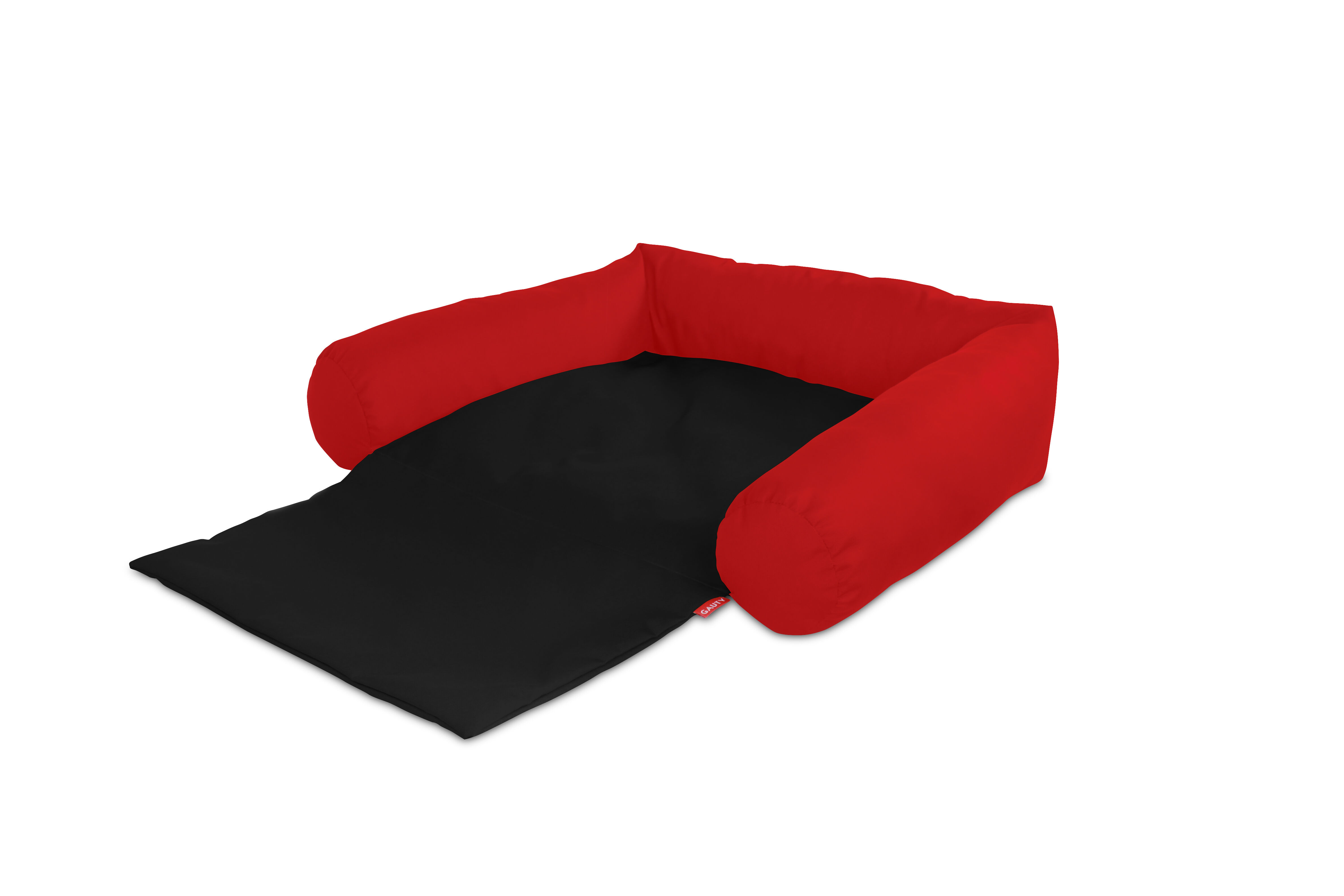 Gauty Cama para Perros y Gatos  Tela Impermeable - Rojo y negro, , large Imagen numero 1