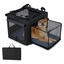 COSTWAY Transportín para Perros, Bolsa Transportin Portátil y Plegable para Mascotas con 2 Aberturas y Ventana, Cesta Interior de Malla, Bolsillos Laterales para Interior Exterior (80 x 65 x 42 cm), , large indicador imagen numero 1