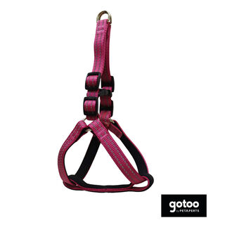 Gotoo Arnés reflectante de neopreno rosa para perros