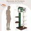 COSTWAY Árbol Rascador para Gatos con 5 Plataformas, Altura 153 cm, Torre de Gatos con Condominio, Castillo Juego de Gato con Postes Rascadores Cubiertos de Sisal, Rascador Multinivel para Gatos, , large indicador imagen numero 5