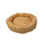 Leeby Cama Donut Vichy Naranja para gatos, , large indicador imagen numero 2