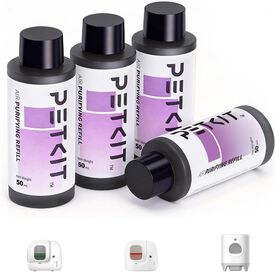 PETKIT Recambios purificantes, compatibles con Pura MAX 2 y Pura X, repuesto para eliminador de olores (4 botellas)