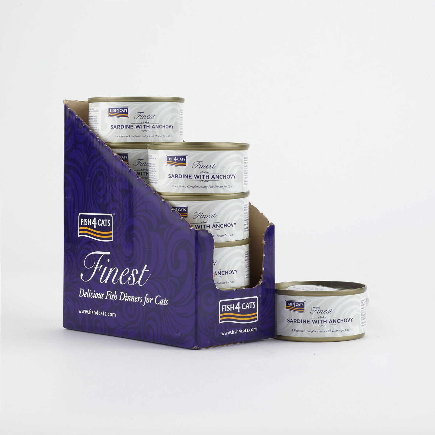 Fish4Cats Lata Sardina con Anchoas para gatos