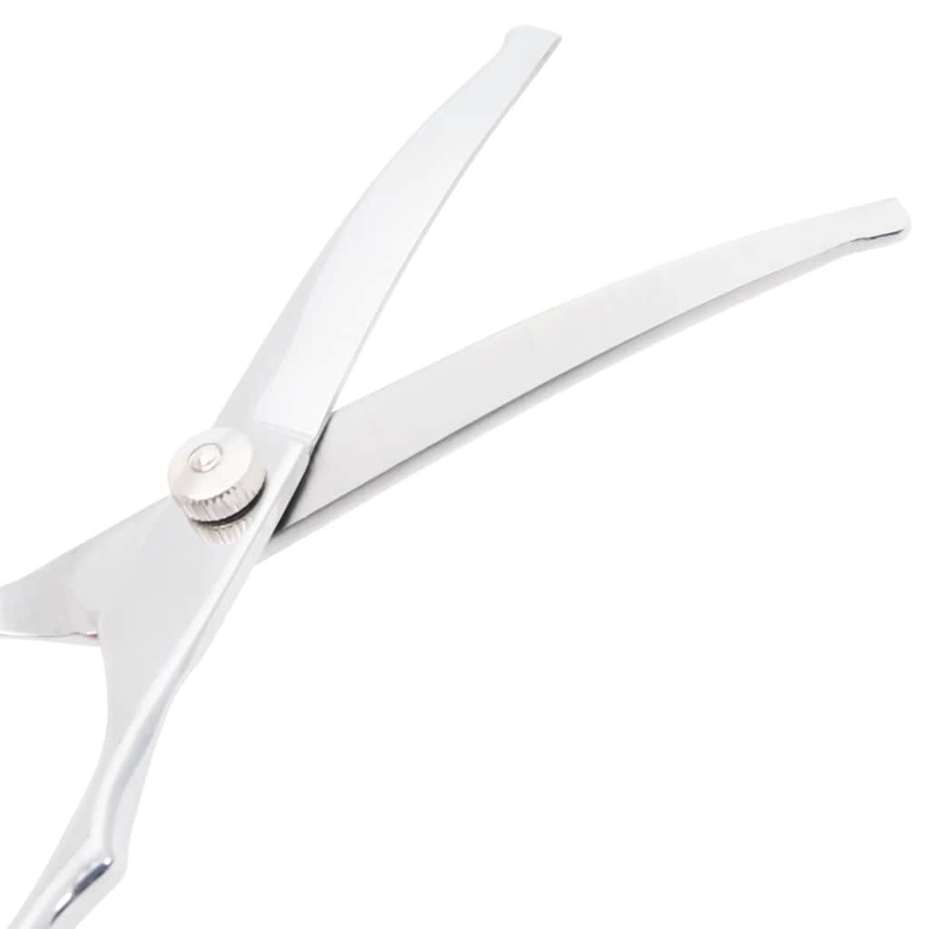 vidaXL Set de tijeras de peluquer&iacute;a canina 4 piezas acero inoxidable, , large Imagen numero 4