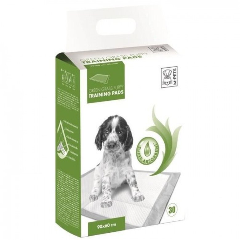 MPets green learning mat alfombra de aprendizaje blanco para cachorros, , large image number null