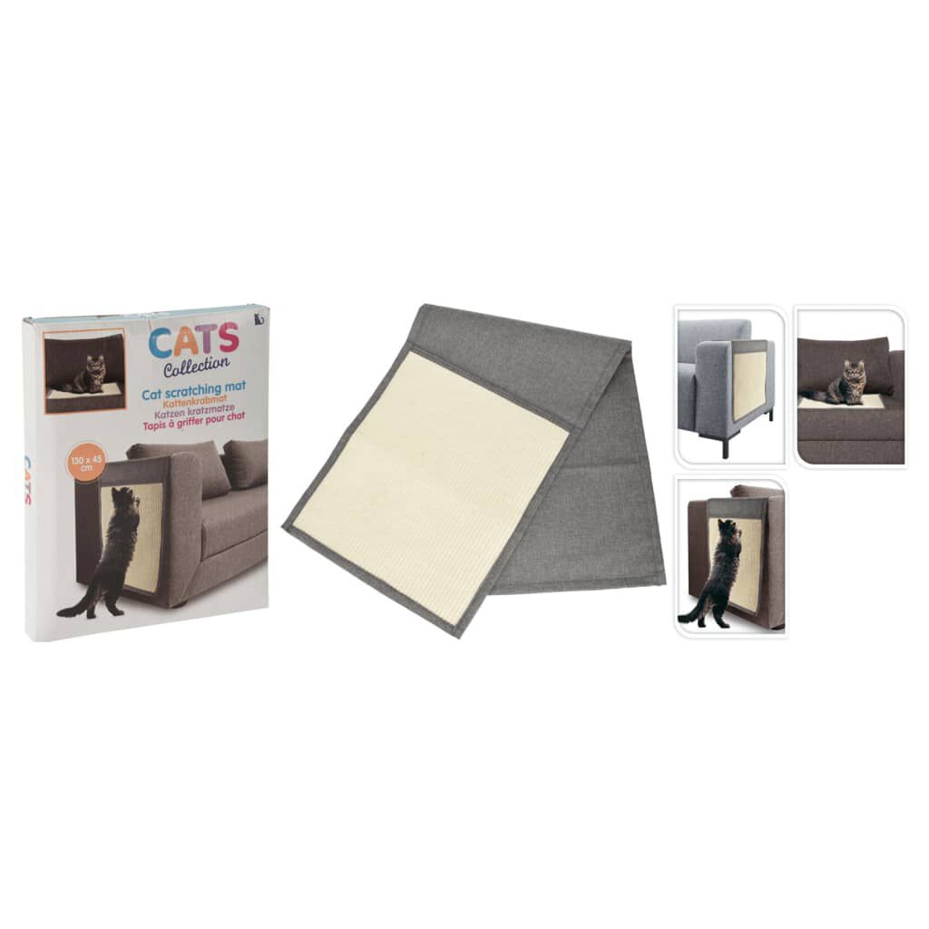 Pets Collection Alfombrilla rascador para gatos gris 130x45 cm, , large Imagen numero 2