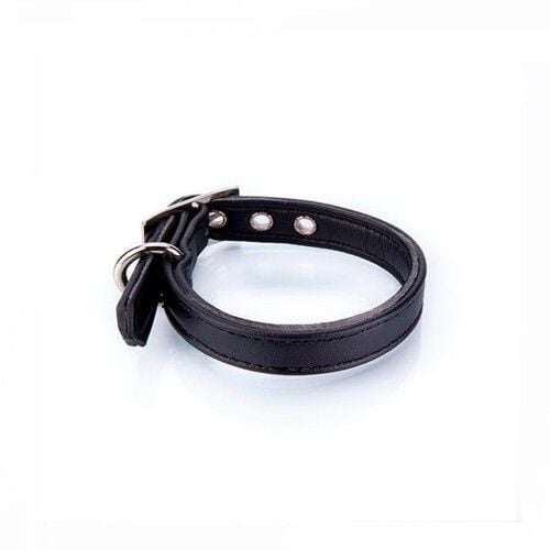 Collar de cuero vegano Pamppy especial Toy color Negro thumbnail