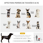 PawHut 3 en 1 Cochecito para Mascotas Carrito para Perros y Gatos Desmontable Bolsa de Transporte Plegable con Cesta de Almacenaje y Frenos Tela Oxford 600D Carga 15 kg 82x49,5x98 cm Rojo., , large image number null