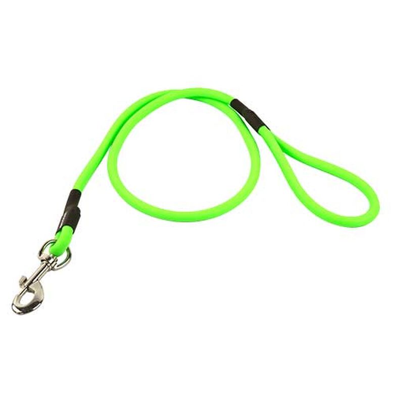 Ibañez Correa redonda de poliuretano verde para perro