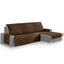 Vipalia Protector Cubresofa Rombos. Marr&oacute;n. Chaise Longue Derecha 240 cm, , large indicador imagen numero 4