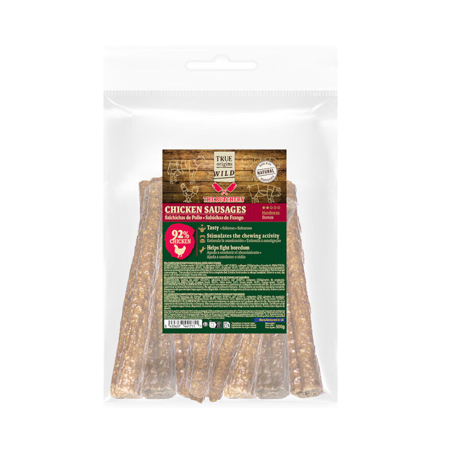 True Origins Salchichas de Pollo Snack para perros, , large Imagen numero 2