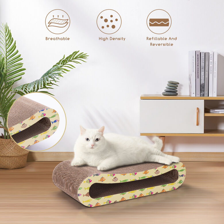 Nobleza Rascador y afilador de uñas cartón para gatos thumbnail