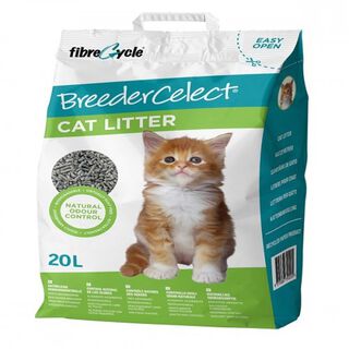 Lecho de papel reciclado BreederCelect para gatos olor Neutro