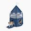 Cat it vesper cama en forma de castillo plegable azul para gatos, , large indicador imagen numero 1