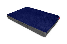 Gauty Cama Denim y pelo negro y azul para Perros y Gatos