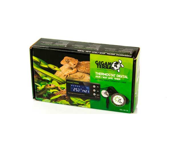 Giganterra Termostato Digital con temporizador dia/noche para terrarios