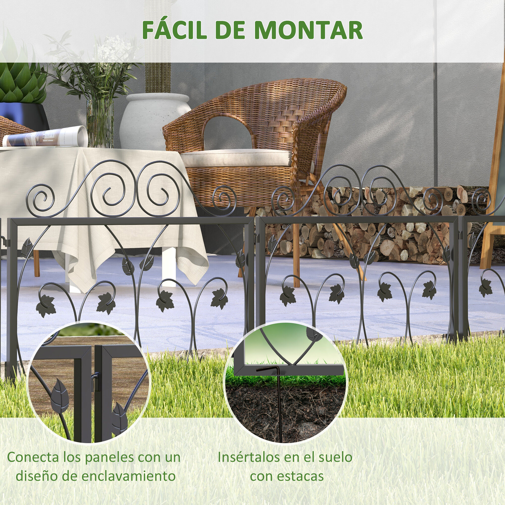 Outsunny Vallas De Jardín Negro thumbnail