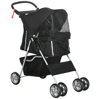 PawHut Cochecito para Perros Negro