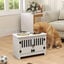PawHut Comedero para Perro Blanco, , large indicador imagen numero 2