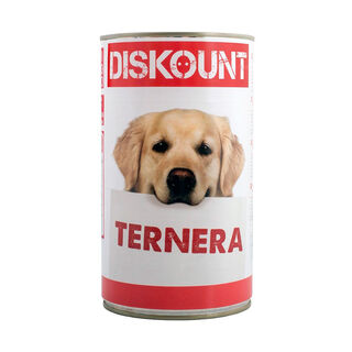 Diskount Adult Ternera lata para perros