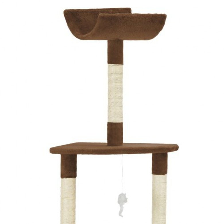 Rascador para gato con poste de sisal color Marrón, , large image number null