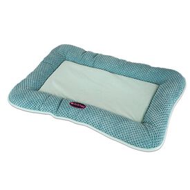 Ibañez Colchoneta pana suave azul para perros