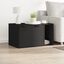 vidaXL Mueble arenero para gatos madera ingeniería negro, , large indicador imagen numero 3