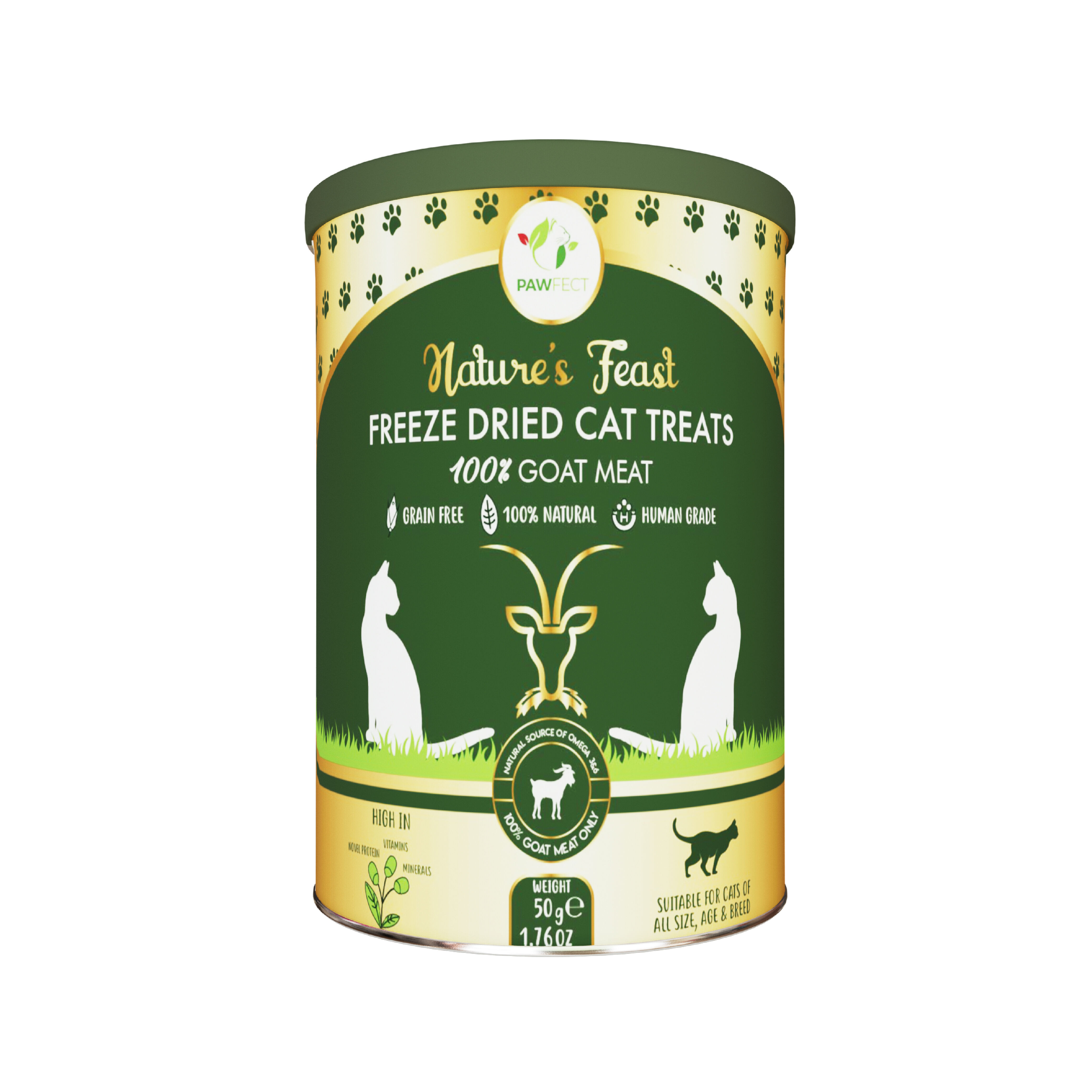 Golosinas liofilizadas para gatos: carne de cabra (50 g/1,76 oz), , large Imagen numero 1