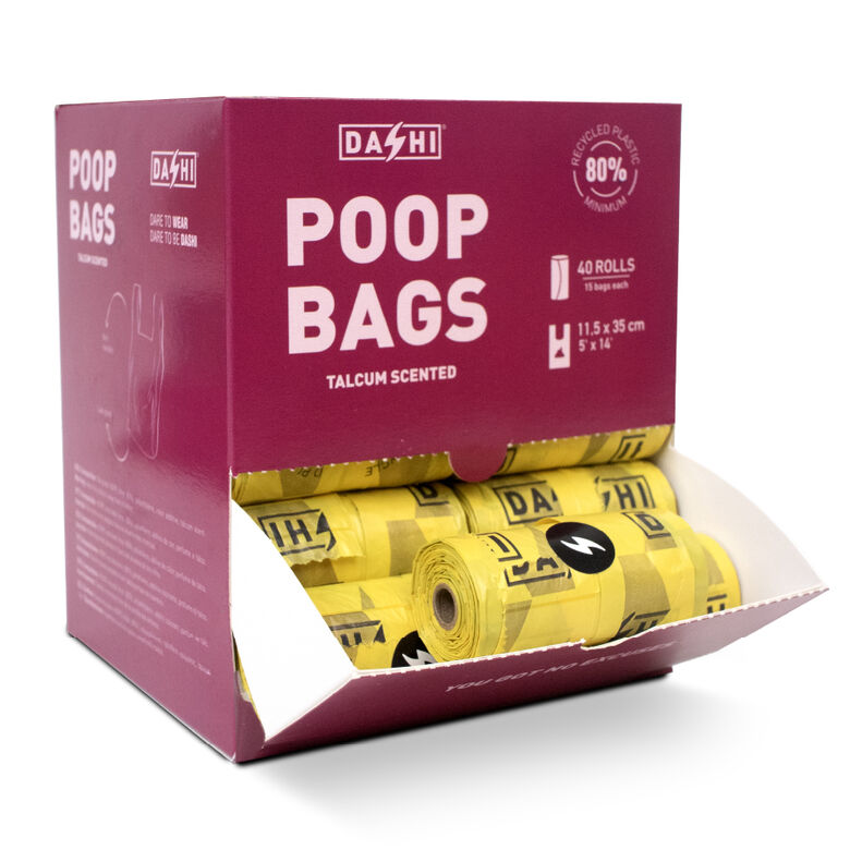Dashi Bolsas Higiénicas Talco Perfumado Reclicadas para perros thumbnail