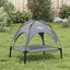 vidaXL Cama para perros con dosel antracita tela oxford y acero, , large indicador imagen numero 2