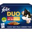 12 sobres x 85 g Felix Fantastic Duo Carne en Gelatina sobre para gatos, , large indicador imagen numero 1