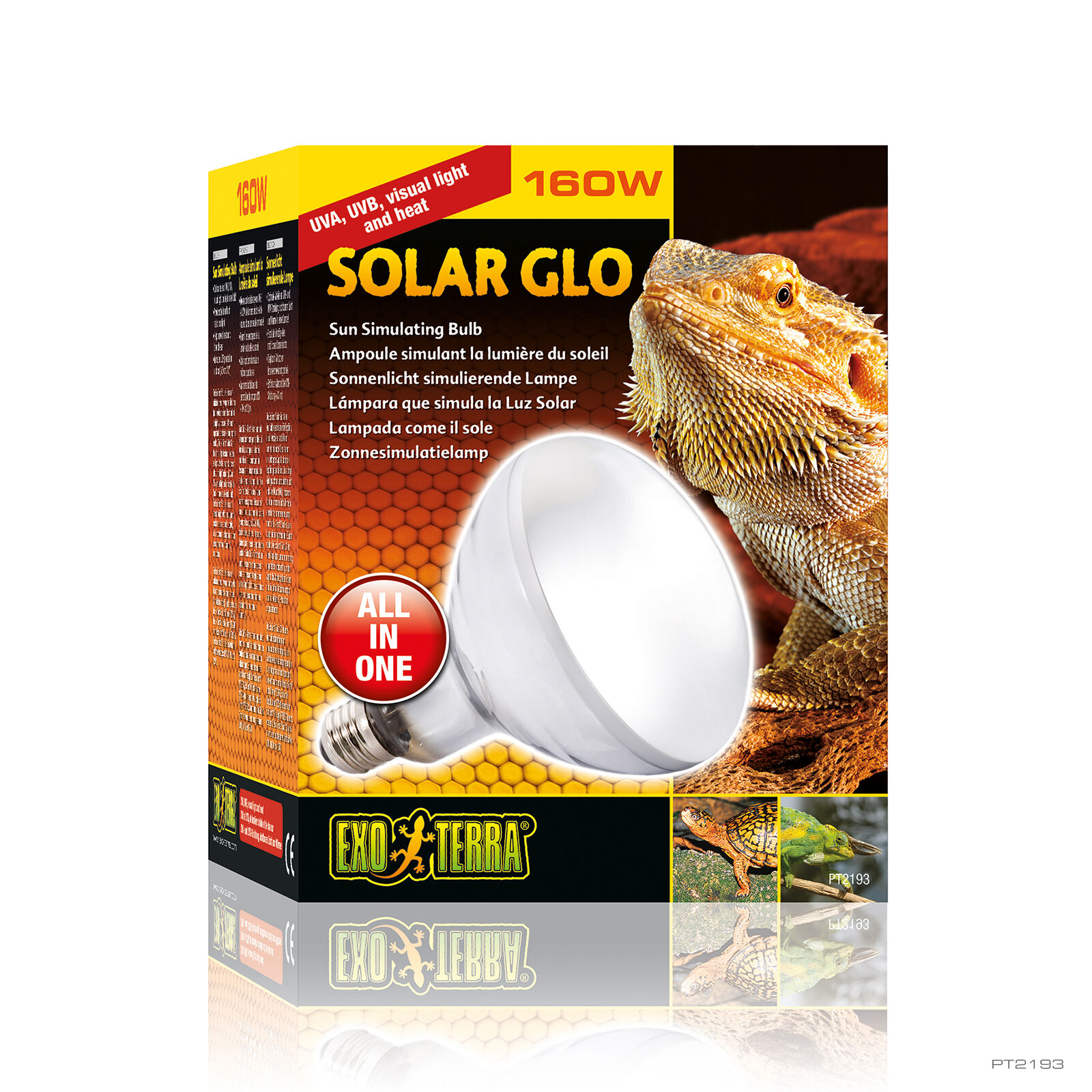 Exo Terra Bombilla Solar Glo Vapor De Mercurio para terrario thumbnail