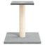 vidaXL Poste rascador para gatos con plataforma gris claro 38 cm, , large indicador imagen numero 2