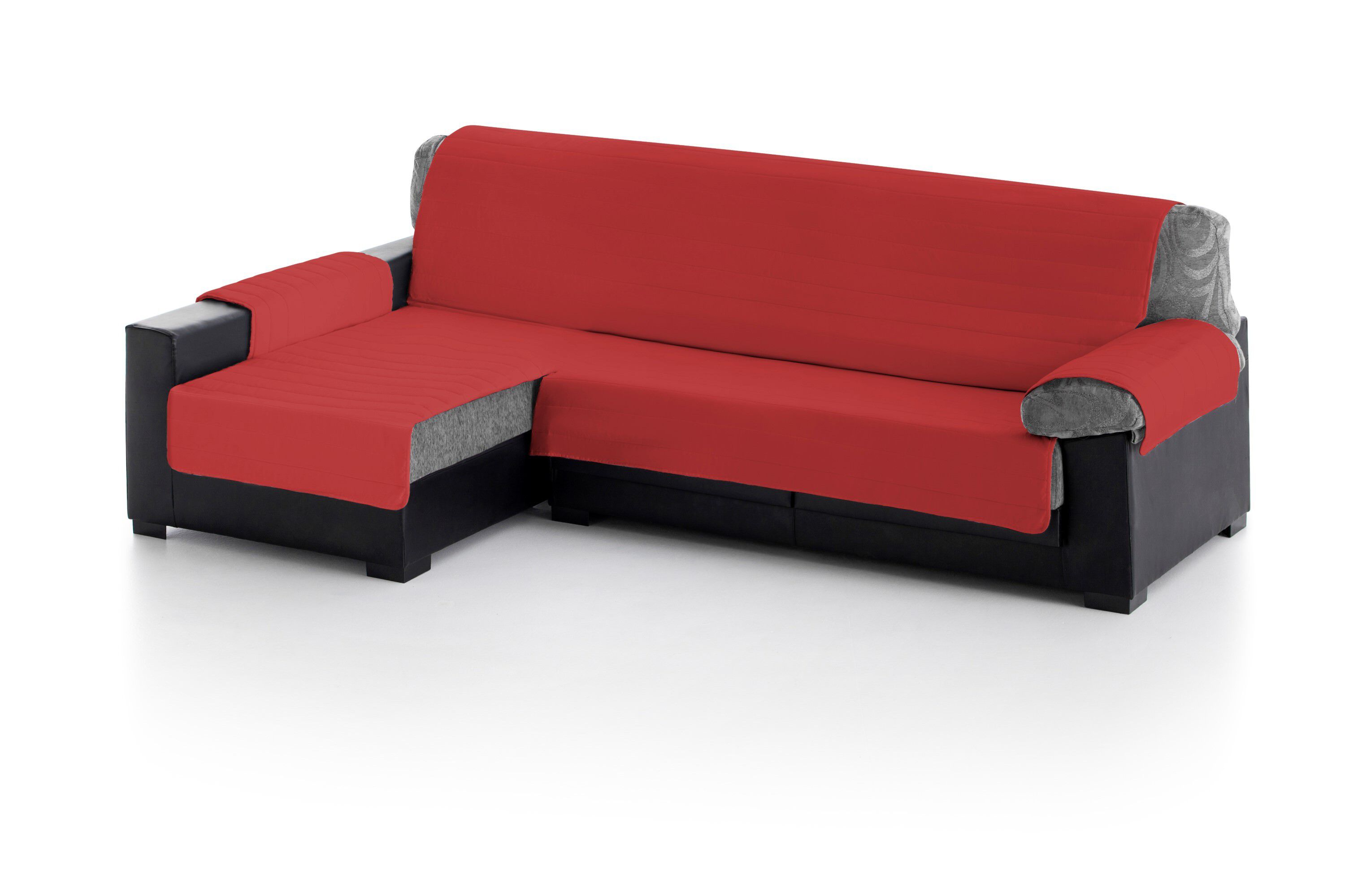 Cubre Sofa Acolchado Chaise Longue Izquierdo color Granate, , large Imagen numero 5